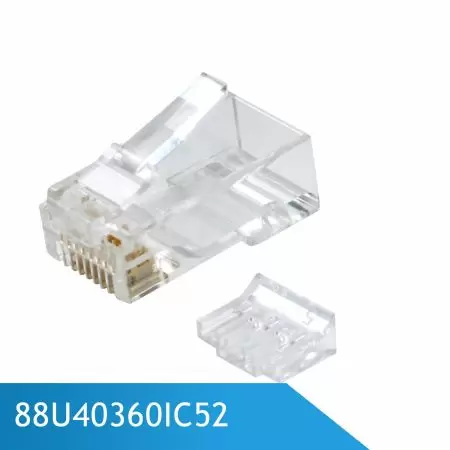 For 0.70-0.80mm Insulated Conductor - Cat 6A unshielded modular plugs